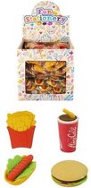 108 Stuks - Mix Snack - Fast Food Gummen - In Traktatiebox - Gum - Uitdeelcadeautjes - Traktatie voor kinderen - Jongens - Meisjes