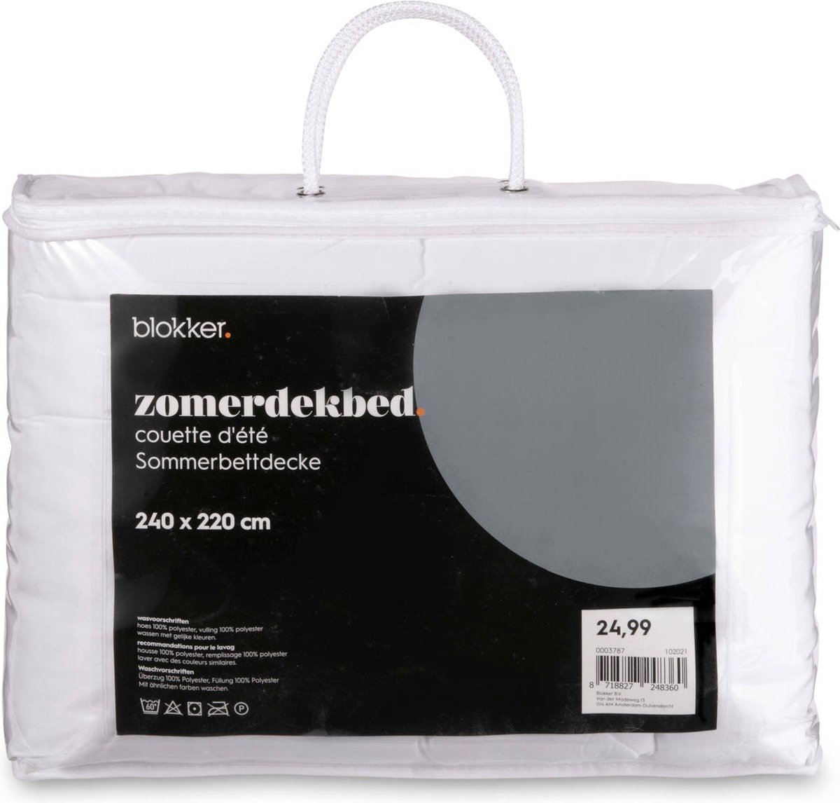 Blokker zomerdekbed - 240x220 cm