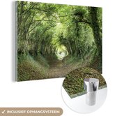 Peinture sur Verre - Forêt - Route - Tunnel - 120x80 cm - Peintures sur Verre Peintures - Photo sur Glas