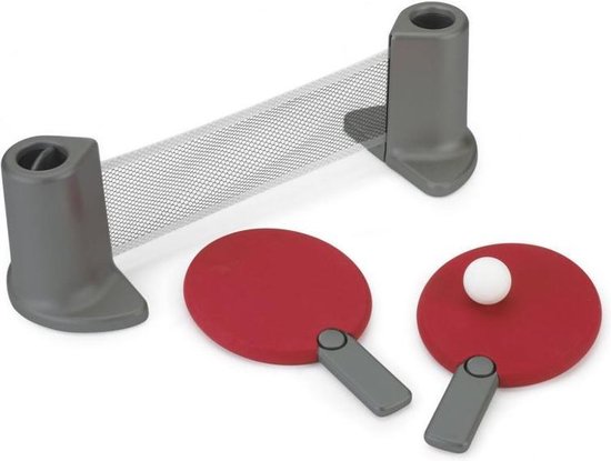 Afbeelding van het spel Umbra Pongo Draagbare tafeltennisset - rood/grijs