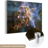 Peinture sur verre - Galaxie - Etoiles - Lumière - 120x80 cm - Peintures Plexiglas