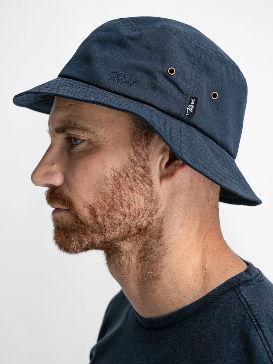 Petrol Industries Heren Bucket Hat Blauw OS