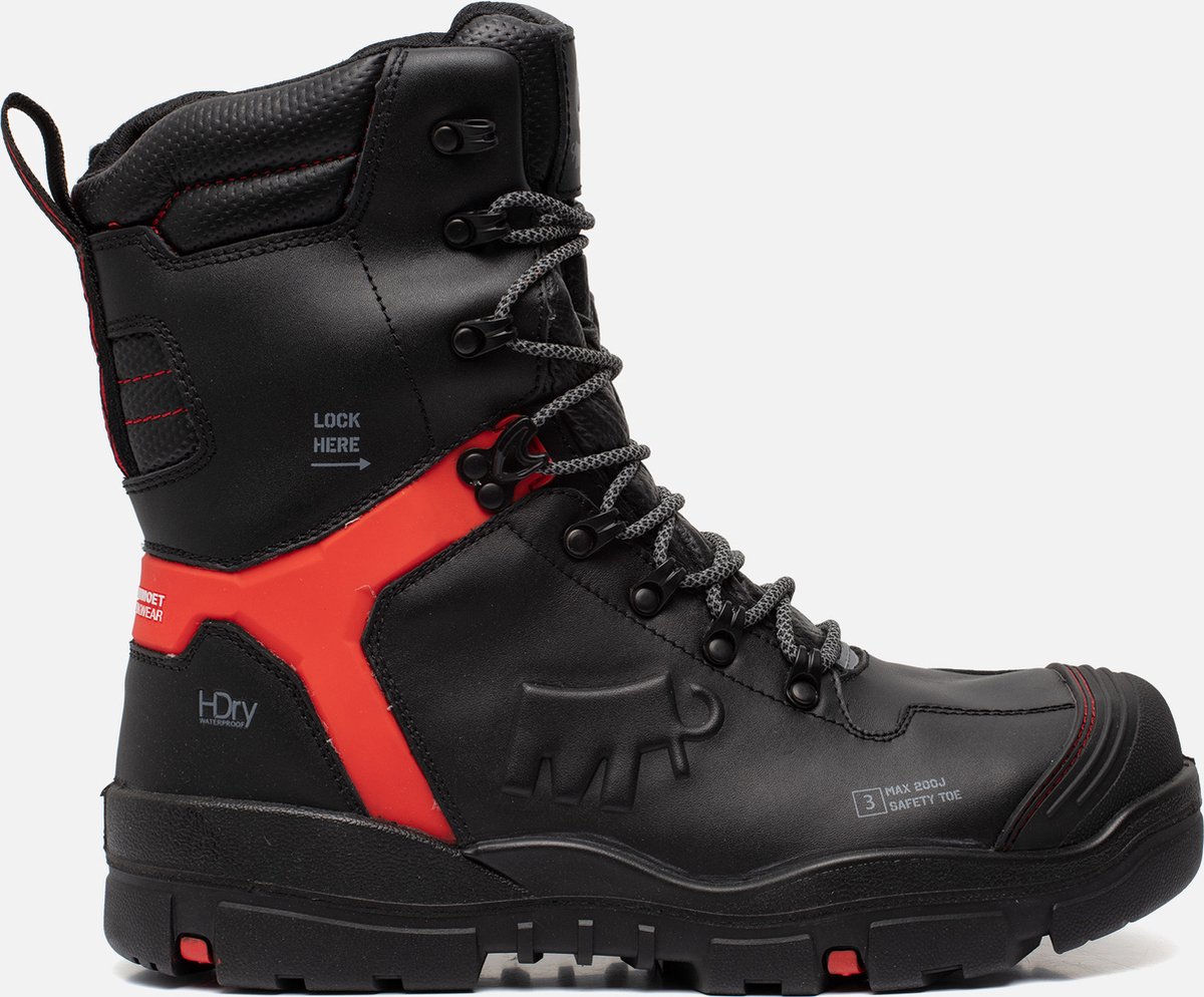 Bata Mammoet Industrials Bolster S3 HG - Zwart/Rood (XW) - 40