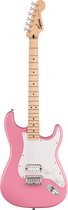 Squier Sonic Stratocaster HT H MN Flash Pink - ST-Style elektrische gitaar