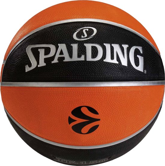 Spalding Eurolige TF-150 Ball 84507Z, Unisex, Oranje, basketbal, maat: 6
