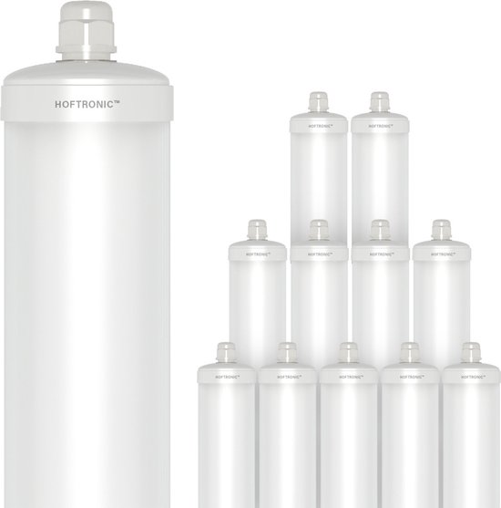 HOFTRONIC S Series - 12 Pack LED TL armaturen 120cm - IP65 waterdicht - 6500K Daglicht wit licht - 36W 4800 Lumen - Koppelbaar - Tri-Proof plafondverlichting