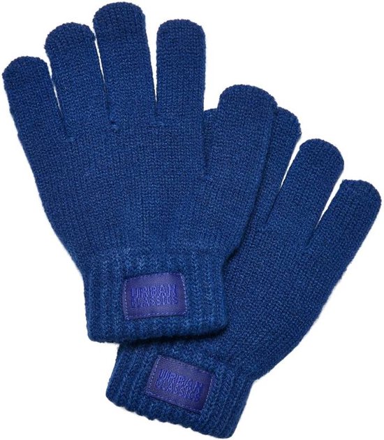 Urban Classics Winterhandschoenen Kinderen Knit Blauw