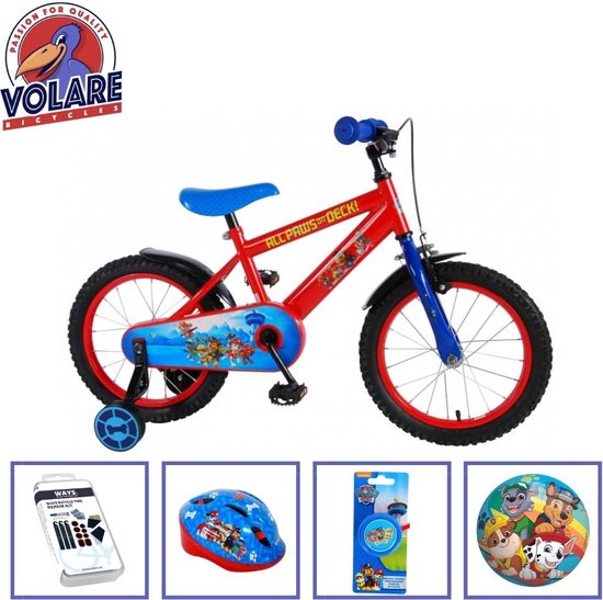 Toys Amazon Paw Patrol Kinderfiets Jongens 12 Inch Blauw Geel