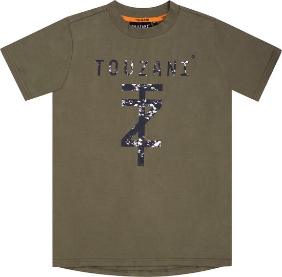 Touzani T-shirt - KUJAKU STREET Green - Kind - Voetbalshirt - Sportshirt