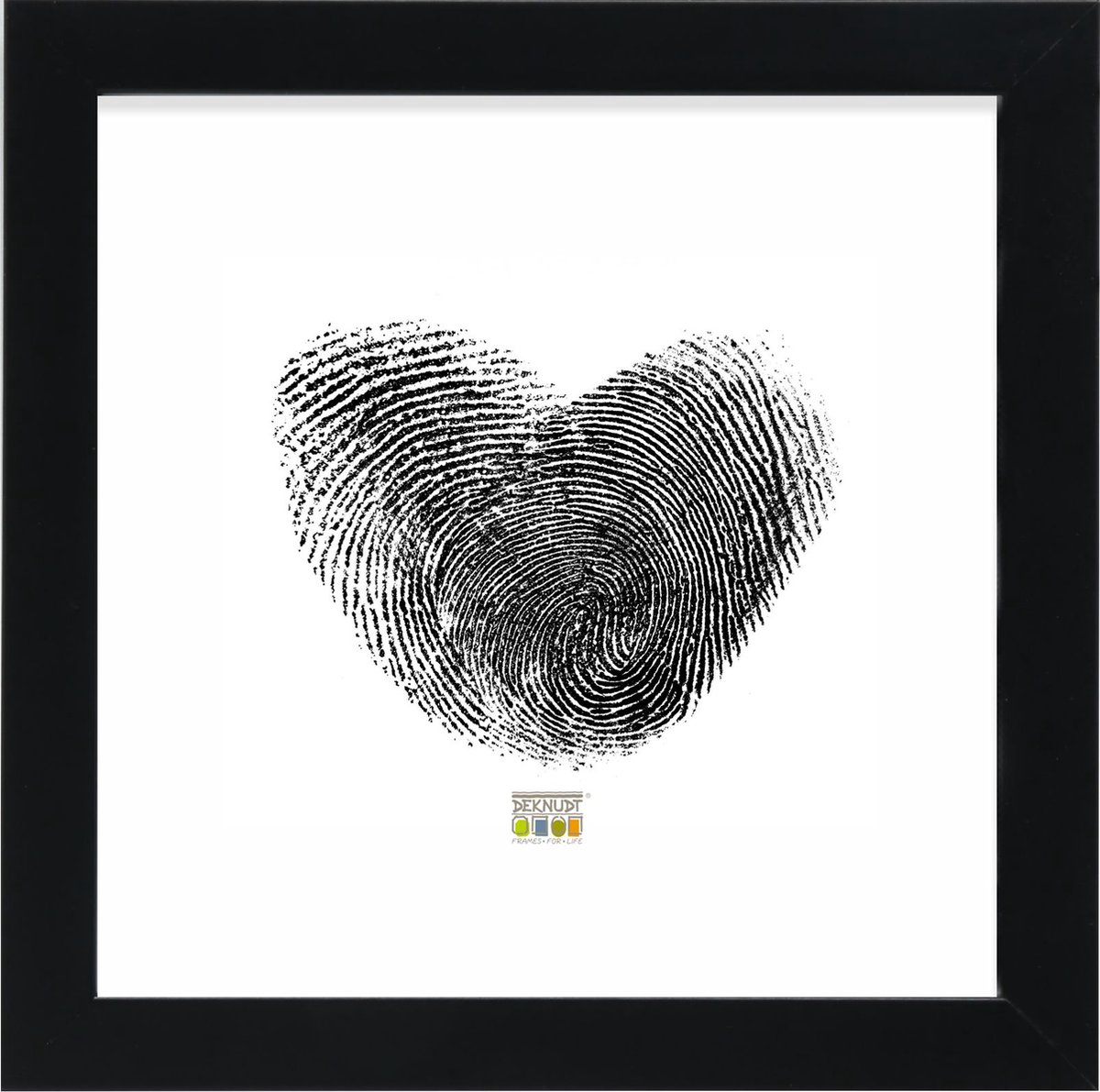Deknudt Frames fotolijst S45SK2 - zwart - voor foto: 50x50 cm
