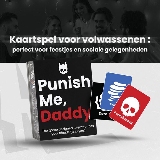 Thumbnail van een extra afbeelding van het spel Punish me, Daddy Kaartspel voor Volwassenen - Truth or Dare - Partyspel voor 2-4 Spelers - Engelse Versie
