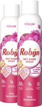 Robijn Pink Sensation Dry Wash Spray - 2 x 200 ml - Voordeelverpakking