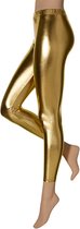 Apollo - Party legging latex - Feest legging latex - goud - Maat s/m - Latex legging - Legging carnaval - Legging maat s/m - Latex legging vrouwen - Legging