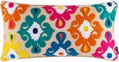 Sierkussen Colorful Aztec Long | 30 x 60 cm | Katoen/Linnen