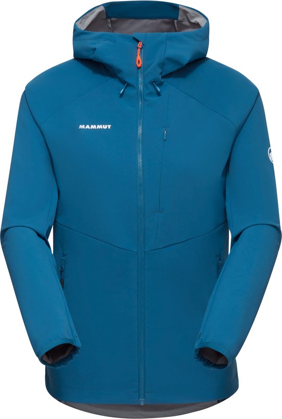 Mammut Ultimate Hoody Giacca Softshell | Con Gore Windstopper, Antivento E Traspirante, Cappuccio Regolabile, Per Alpinismo E Trekking - 2