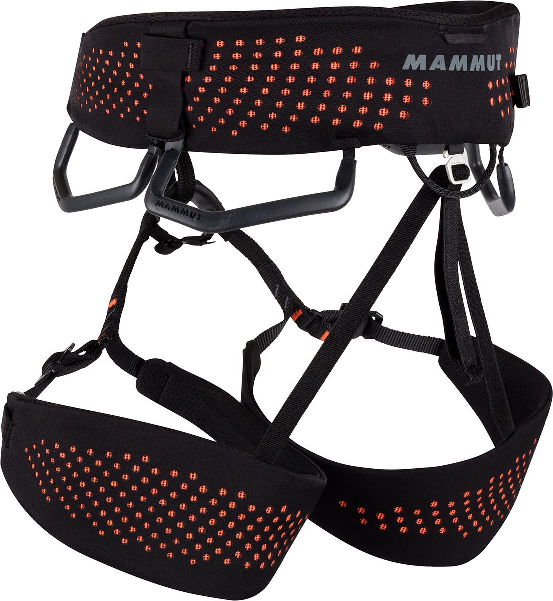Mammut Comfort Fast Adjust - Black-safety orange - Maat Herren_XL