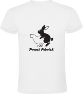Paasei fabriek Heren T-shirt | pasen | easter | ei | konijn | kip | boerderij | humor | grappig