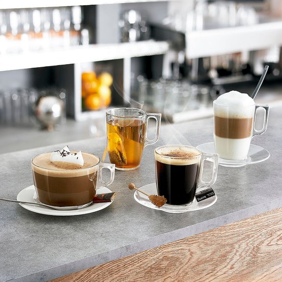 Arcoroc Espresso glazen - 6x - transparant glas - 4 x 6 cm - 90 ml | bol