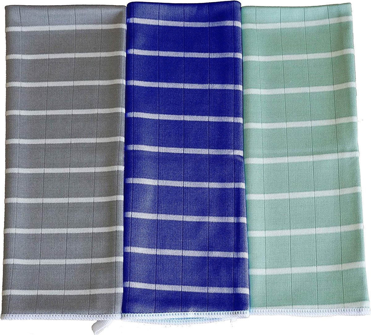 EXKLUSIV HEIMTEXTIL Keukendoeken Set Van 5 - Groen - Theedoeken 50x70cm 100% Katoen