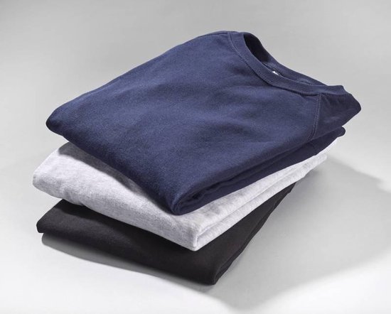 Fruit of the Loom Sweatshirt heren met ronde hals lichtgrijs maat XL