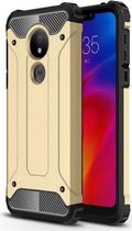 Motorola Moto G7 Power Hybride Hoesje Goud