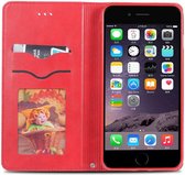 Apple iPhone 7 Plus / 8 Plus Retro Portemonnee Hoesje Rood