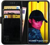 Rosso Element Huawei P Smart (2019) Hoesje Book Cover Zwart