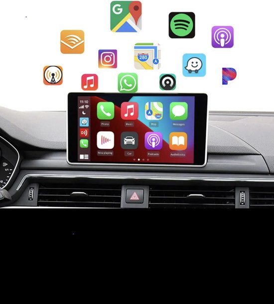 Carplay android box voor de auto -autoradio android-youtube-netflix 3gb  versie | bol
