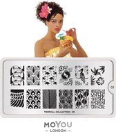 MoYou London Stempelplaat - Nail Art Stamping Tropical 05