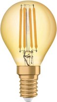 Osram Vintage 1906 LED E14 P45 2.5W 825 Goud | Extra Warm Wit - Vervangt 22W