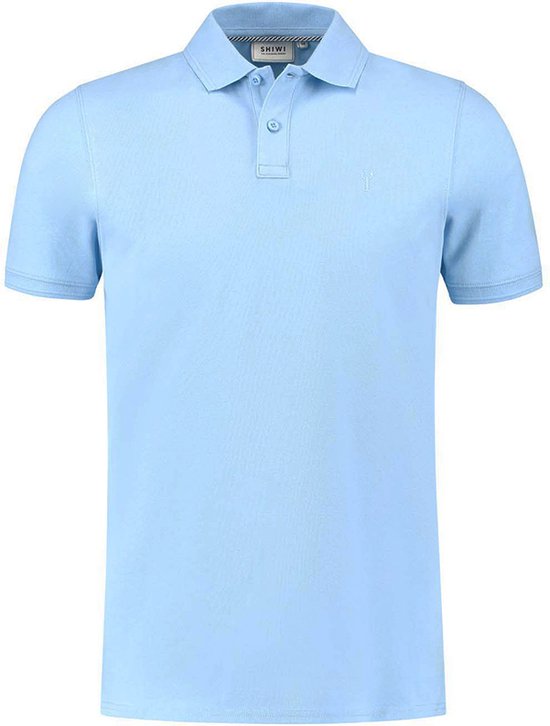 Shiwi polo shirt pique justin blauw II - M