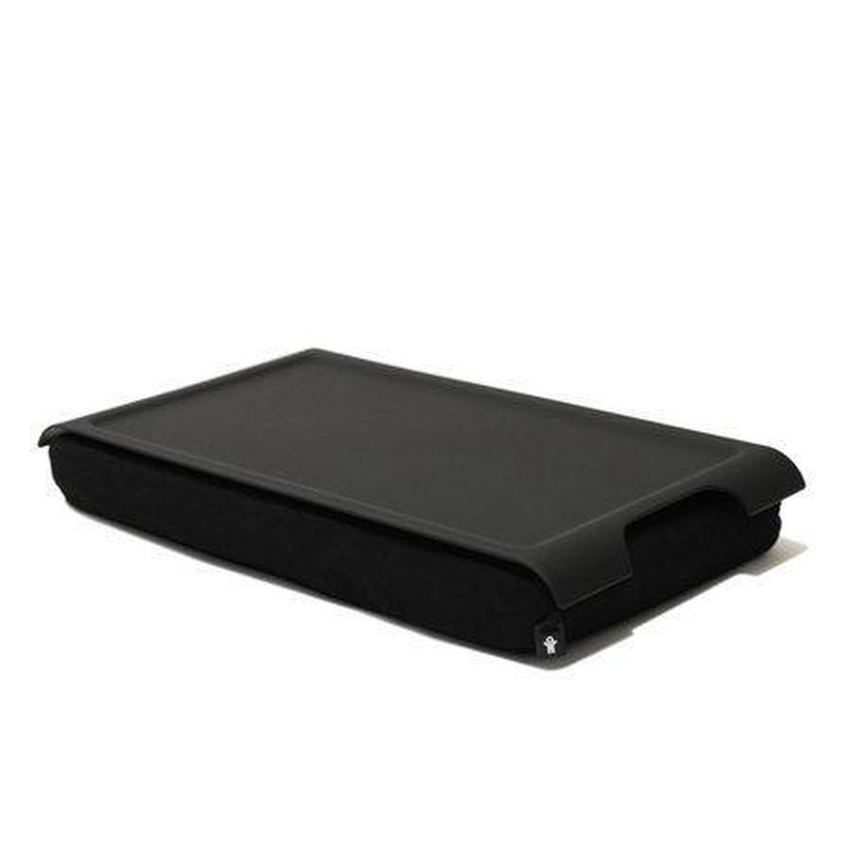 Bosign mini Laptray/Schoottafel zwart antislip bovenblad - 43 x 23 x 6 cm