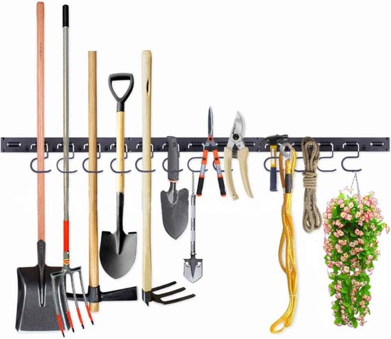 Système de stockage réglable Heavy Duty 48 porte-outils de jardin