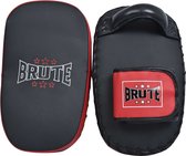 Brute Training Thai Boks Pad 20x34 cm - Duurzame Thai Kickboksen Pad - Voor Stoten & Trappen - Schokabsorptie - Latex & Polyurethaan - Handvaten & Klittenband strips