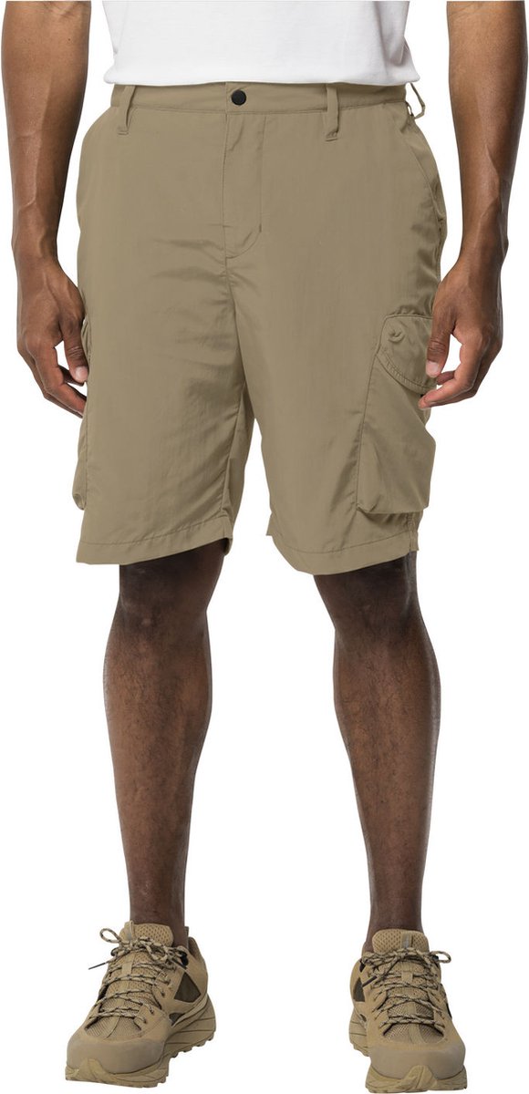 Jack Wolfskin Kalahari Cargo M Sand storm Outdoor Kleding Broeken Korte broeken Blauw