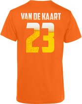 Carte T-Shirt Bières | Vêtement pour fête du roi | chemise orange | Orange | taille S