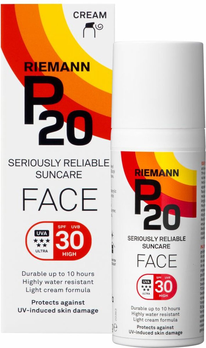 2x P20 Original Face Cream SPF 30 50 gr