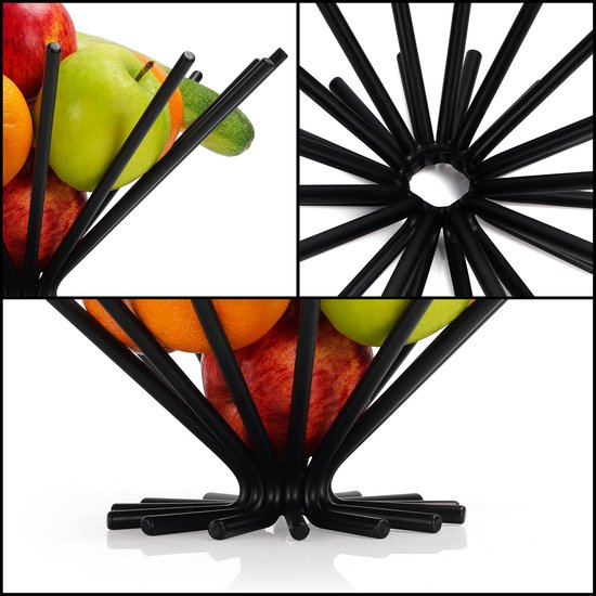 Mangohouten fruitschaal - 30 x 27,5 cm