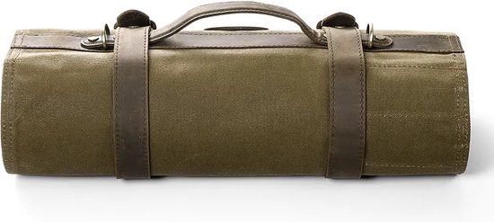 HEZHEN Sac à couteaux | Enroulable | Pour 12 couteaux + 2 tirettes | Sac pour couteaux - Sac de chef - Sac de chef - Sac de chef - Porte-couteaux - Etui à couteaux