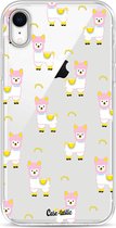 Casetastic Apple iPhone XR Hoesje - Softcover Hoesje met Design - Rainbow Llama Print