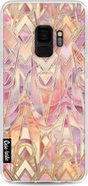 Casetastic Samsung Galaxy S9 Hoesje - Softcover Hoesje met Design - Coral and Amethyst Art Print