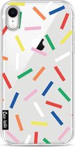 Casetastic Apple iPhone XR Hoesje - Softcover Hoesje met Design - Sprinkles Print