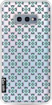 Casetastic Samsung Galaxy S10e Hoesje - Softcover Hoesje met Design - Clover Print