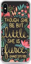 Casetastic Softcover Apple iPhone X - Little Fierce Charcoal