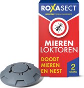 Roxasect Mierenlokdoos - Ongedierteval - Mierenloktoren - Mierenlokdoosjes voor Binnen en Buiten - 2 Stuks