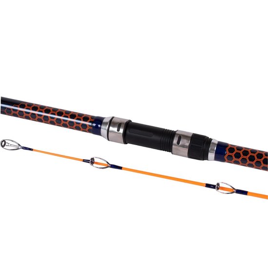 X2 WaveWalker Surf - 3-Delig - 100-225g - 4.20m - Strandhengel - Carbon - Zeevis - Donkerblauw — afbeelding 4