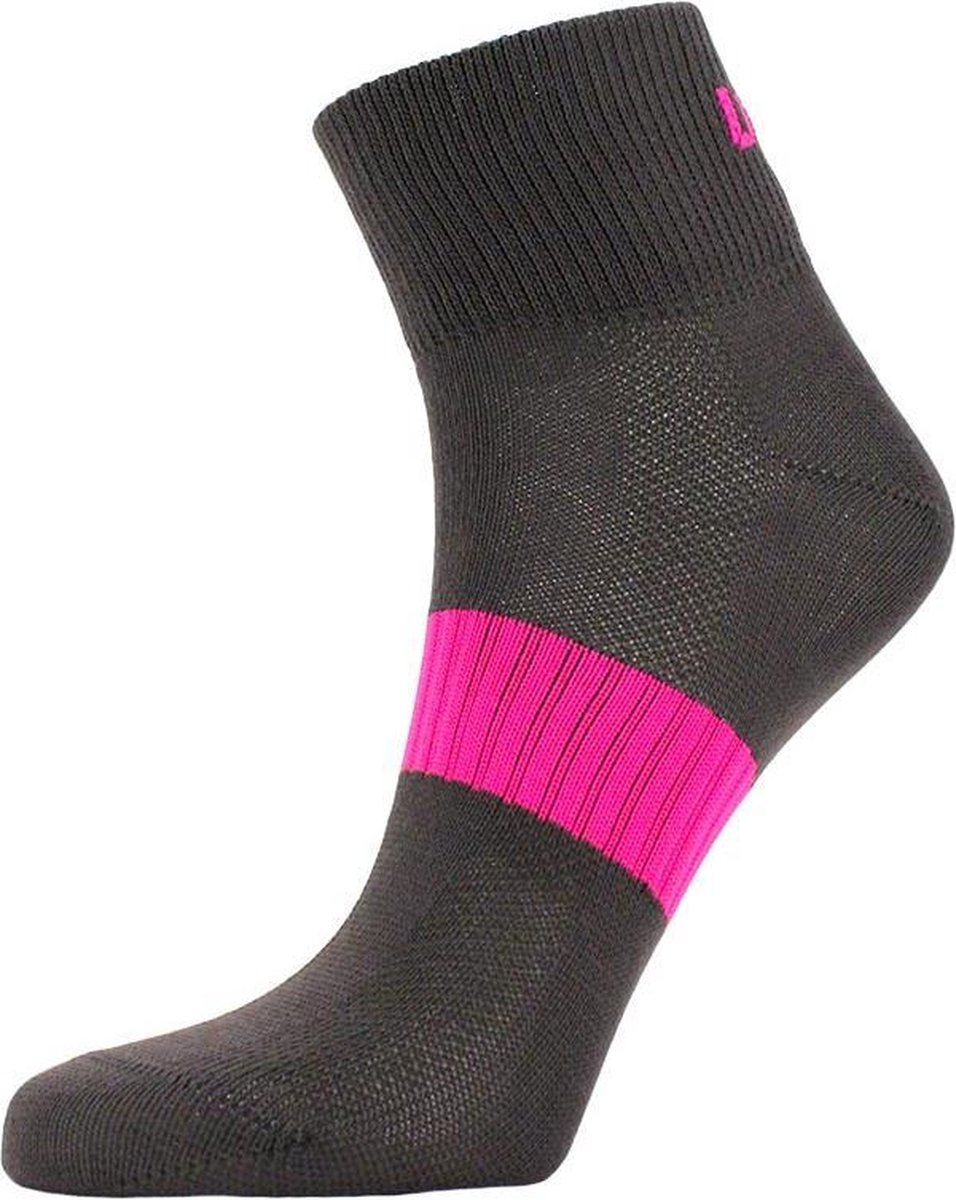 UphillSport 2-Pack Bamboe Sportsokken Drooggevoel Zachte Stof Heren Dames – 35-38 8469 Grijs