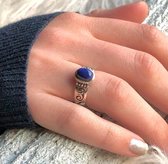 Zilveren ring met Lapis Lazuli steen