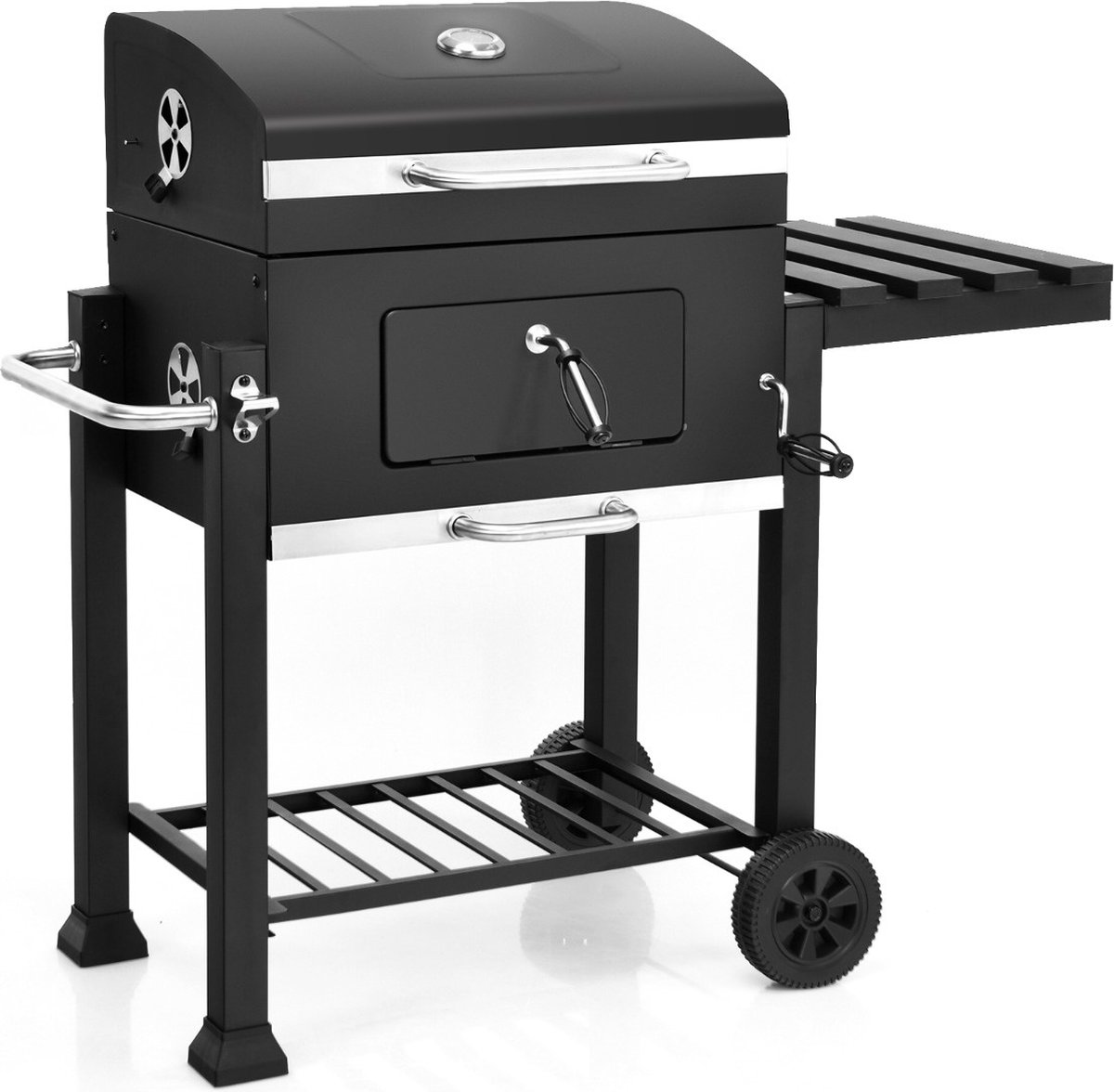 Coast Draagbare Houtskool Grill Patio Grill met Wielen Houtskool Grill