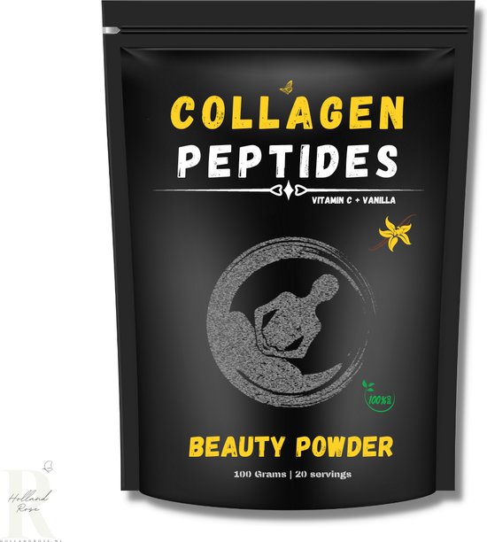 poeder + vitamine C | Collageen hydrolysaat | Collageen voor huid en haar |... bol.com